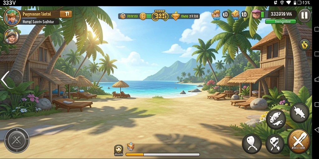 Gameplay santai dan menyenangkan di 333V.