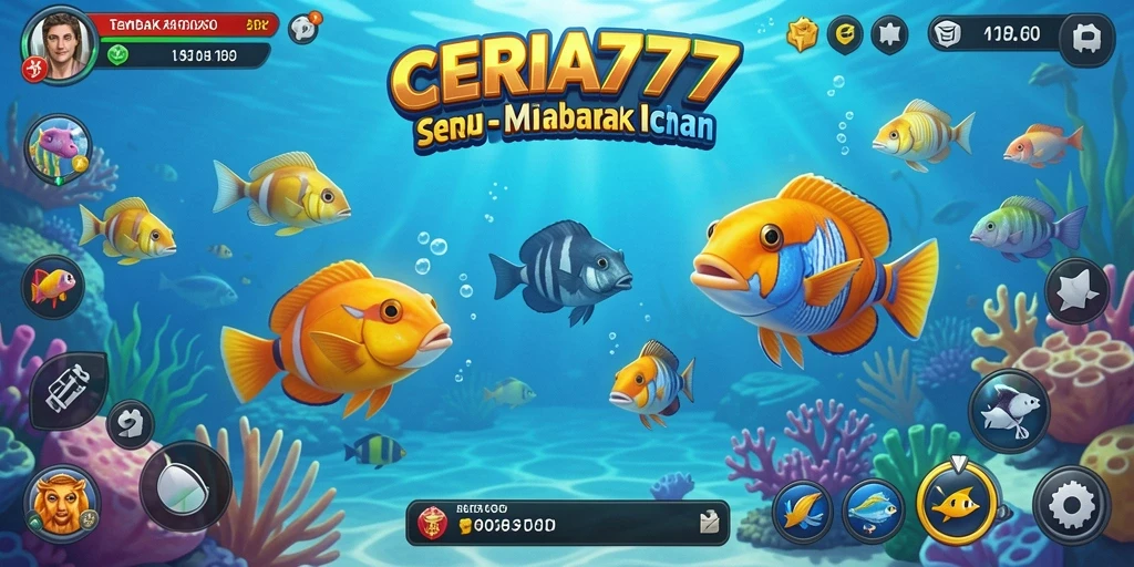 Gameplay seru dan menegangkan di Tembak Ikan CERIA777.
