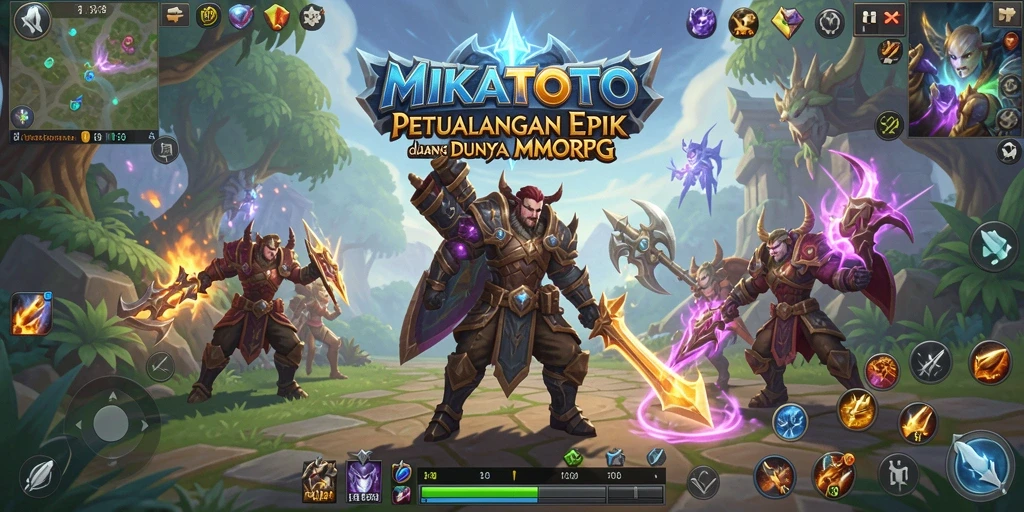 Tampilan menakjubkan dari gameplay MIKATOTO dalam dunia MMORPG.