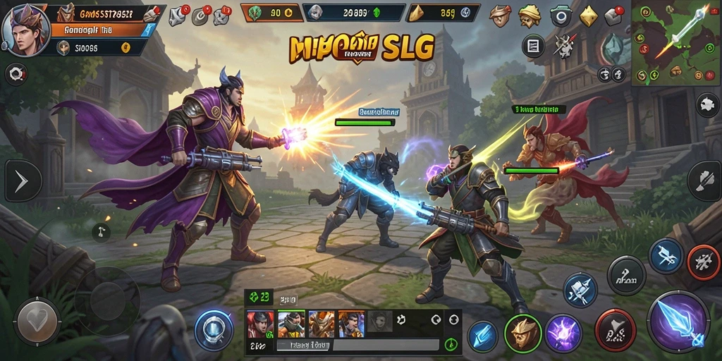 Tangkapan layar MPOID menampilkan aksi seru dalam gameplay strategi.