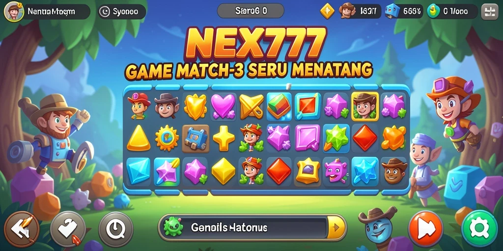 Tampilan gameplay <strong>NEX777</strong> yang menarik dan penuh warna.